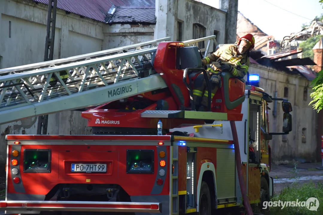 Pożar w gospodarstwie w Podrzeczu