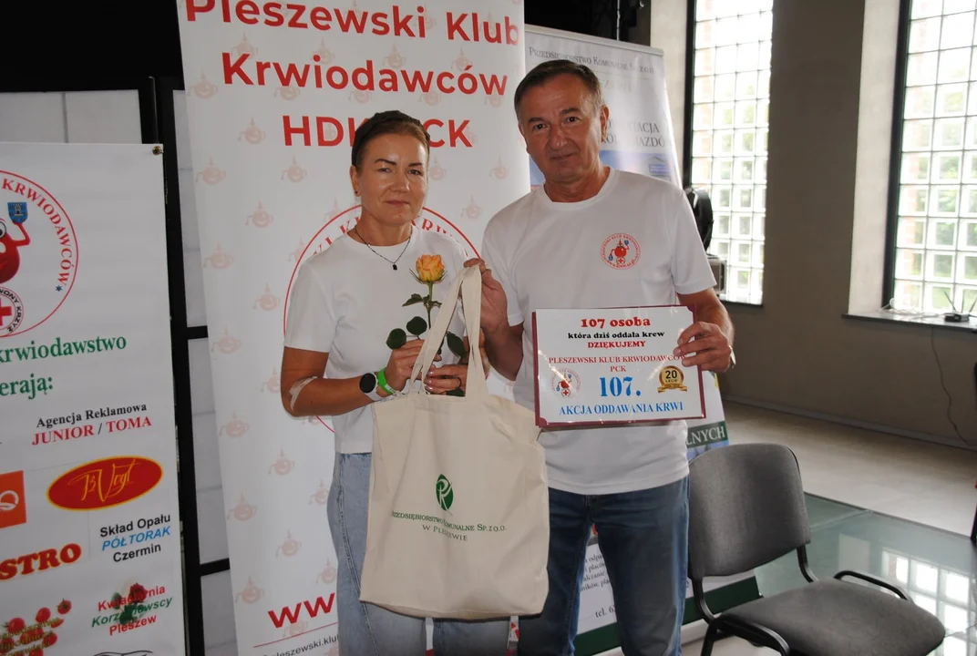 107. akcja oddawania krwi w Pleszewie