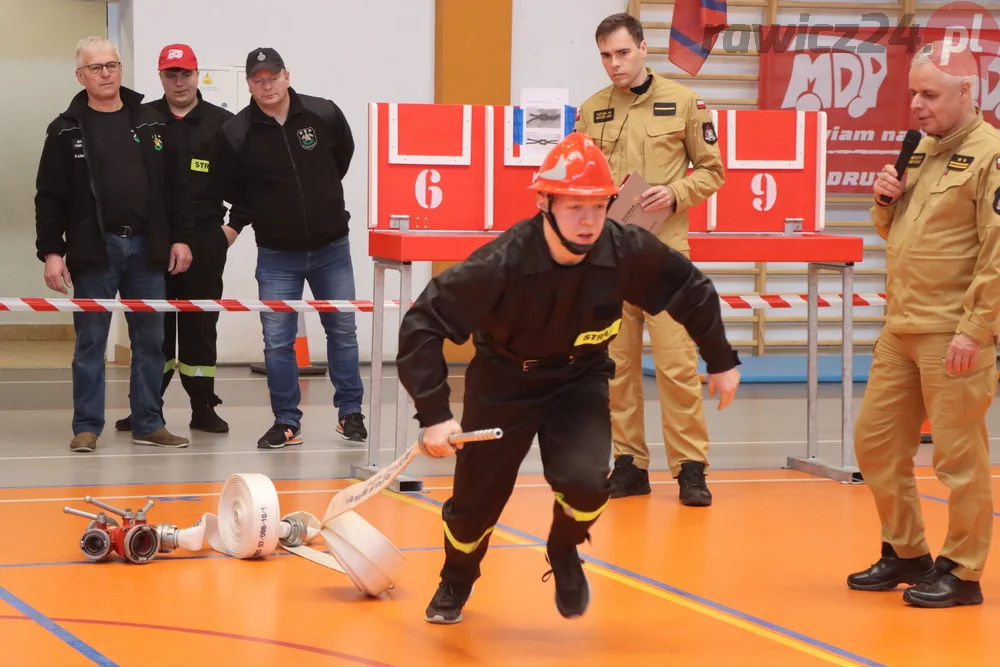 Halowe Młodzieżowe Zawody Sportowo-Pożarnicze w Szkaradowie