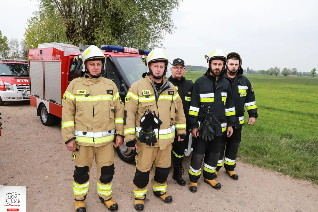 Ćwiczenia strażaków z powiatu krotoszyńskiego