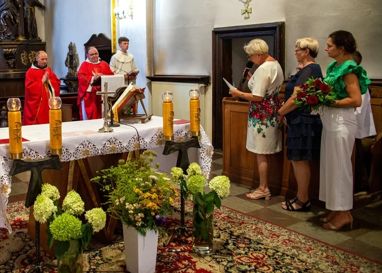 Pożegnanie wikariusza o. Radomira Buchcika w Choczu