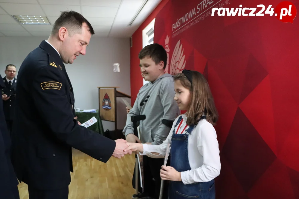 Finał powiatowy Ogólnopolskiego Turnieju Wiedzy Pożarniczej „Młodzież Zapobiega Pożarom”