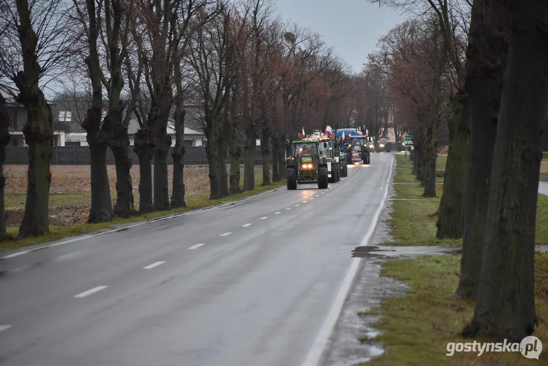 Drugi protest rolników z terenu powiatu gostyńskiego 2024