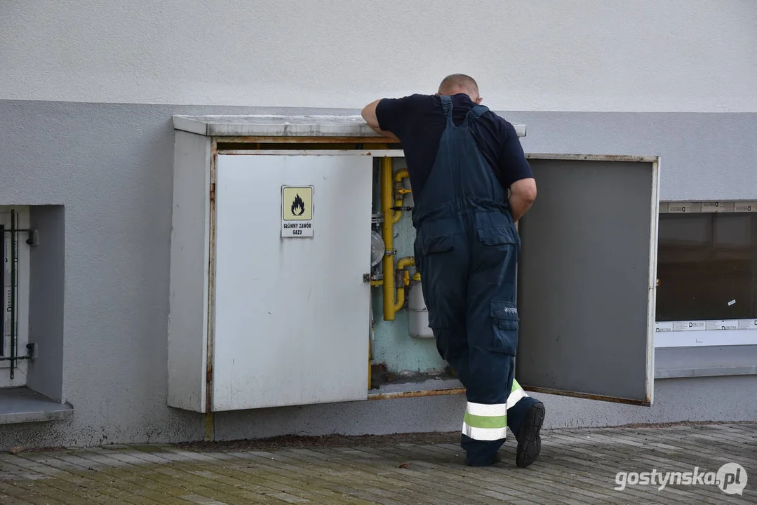 Gaz ulatniał się w budynku SP ZOZ w Gostyniu