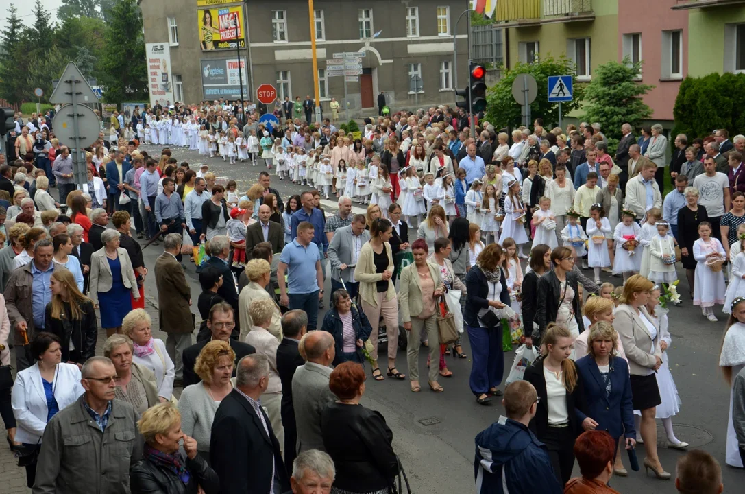 Procesja Bożego Ciała ulicami Krotoszyna w 2016 roku