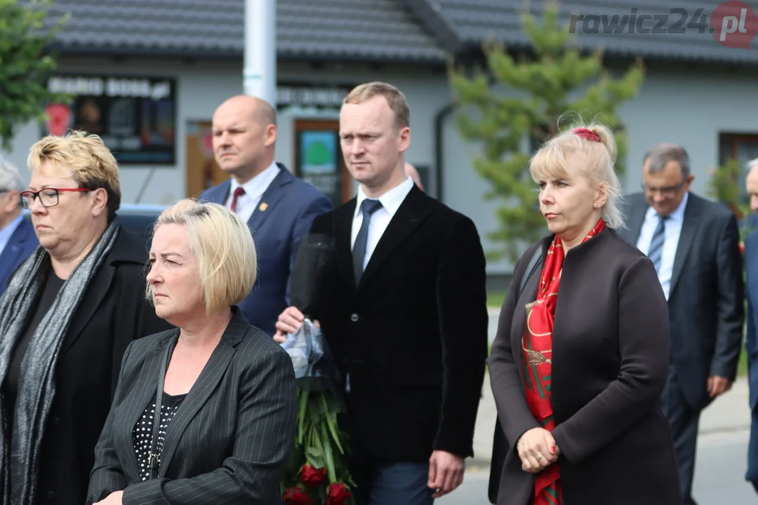 Delegacje na ceremonii pogrzebowej śp. Kazimierza Chudego