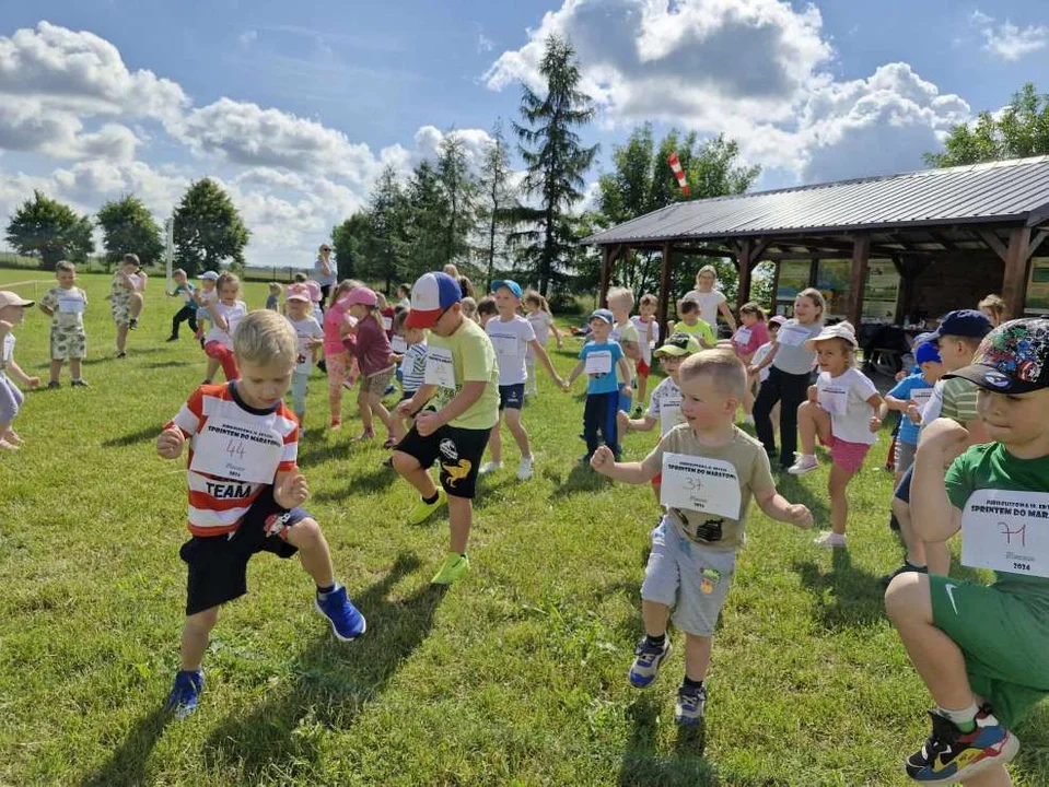 Przedszkolaki z Mieszkowa w akcji „Sprintem do maratonu”