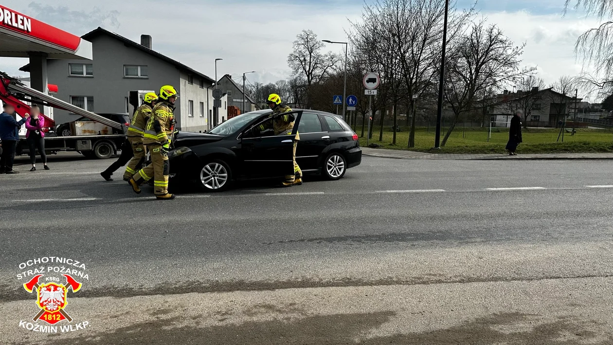 Kolizja w Koźminie Wlkp.