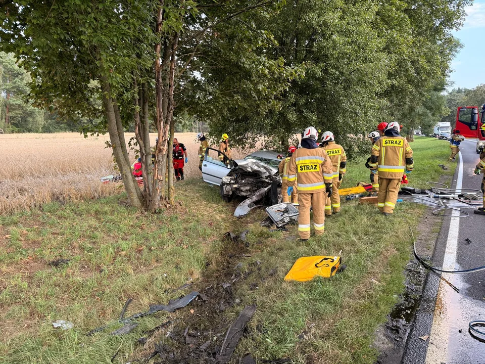 Poważny wypadek na DW434