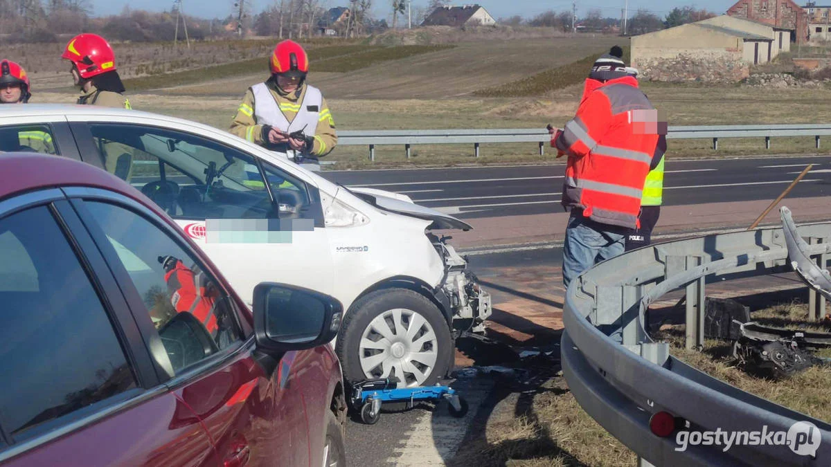 Wypadek na DK 12 Gostyń - Jarocin