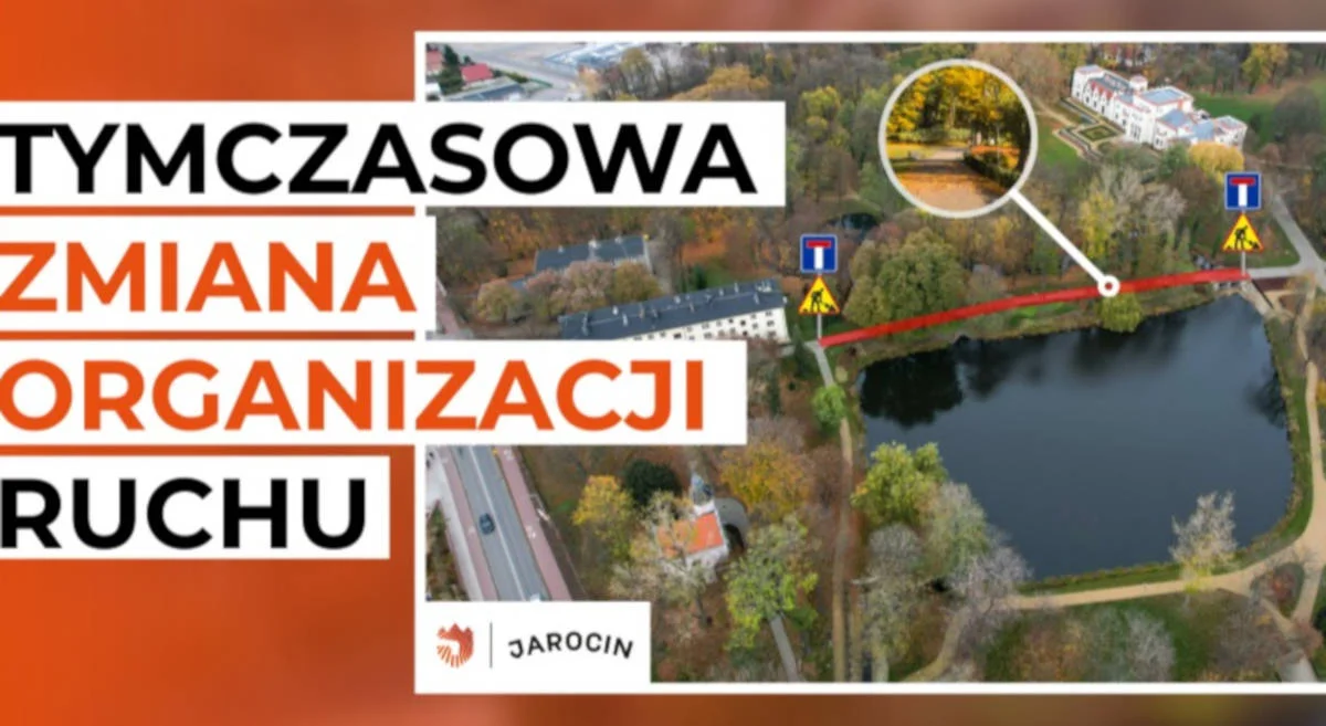 Budowa kładek w parku Radolińskich w Jarocinie