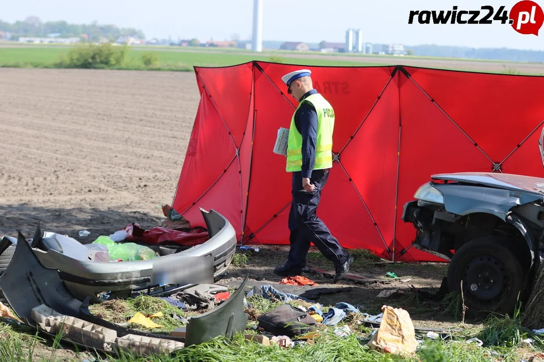 Wypadek śmiertelny na trasie Łaszczyn-Sarnówka