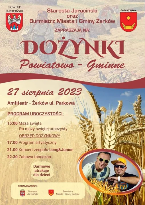 W niedzielę dożynki powiatowo-gminne w Żerkowie. Wiemy, kto będzie starostami