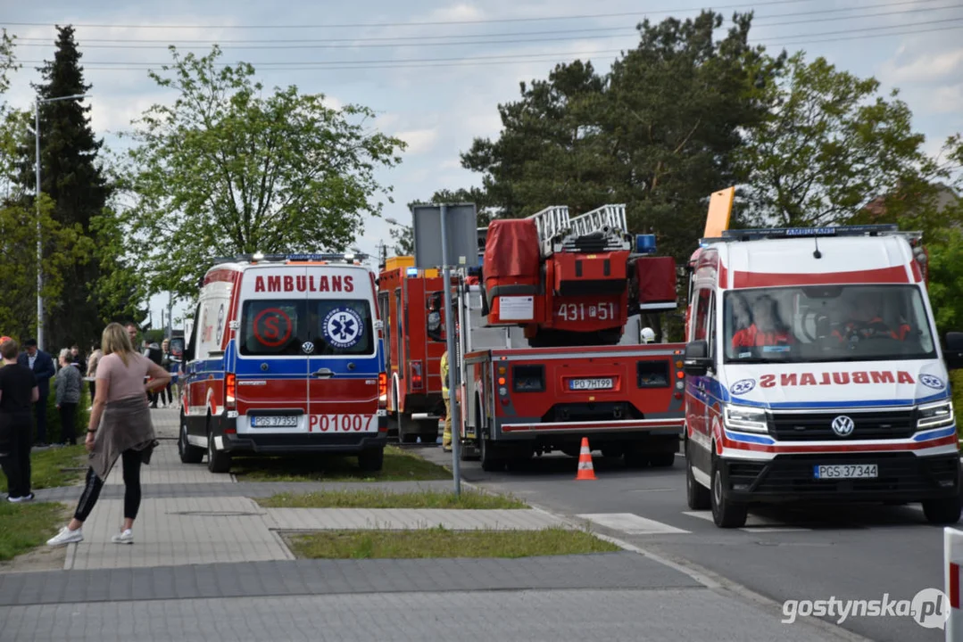 Groźny pożar w Łęce Wielkiej. Mieszkanie spłonęło doszczętnie