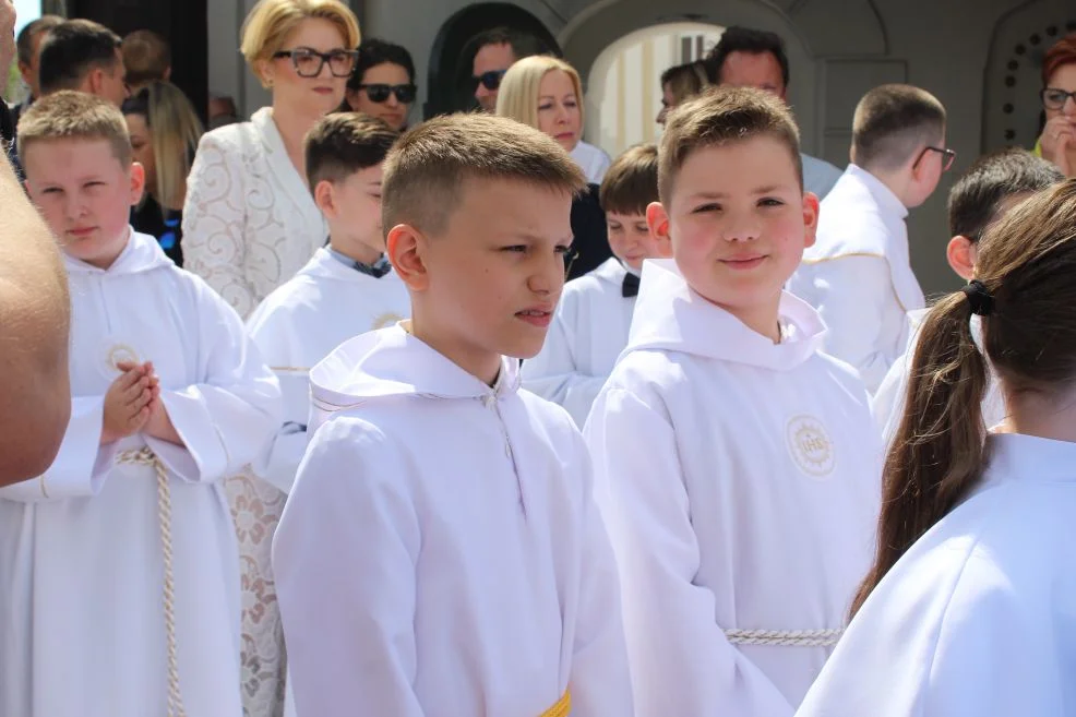 Pierwsza Komunia Święta w parafii św. Marcina w Jarocinie