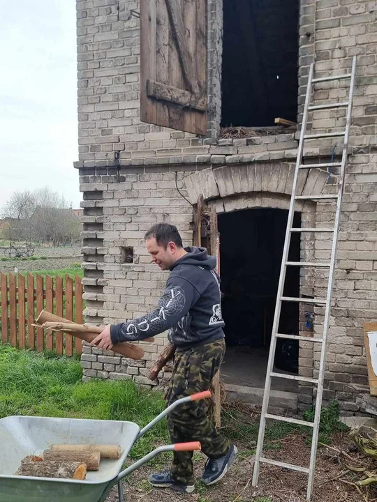 Budowa stolarni oraz warsztaty budowniczego dud w Domachowie