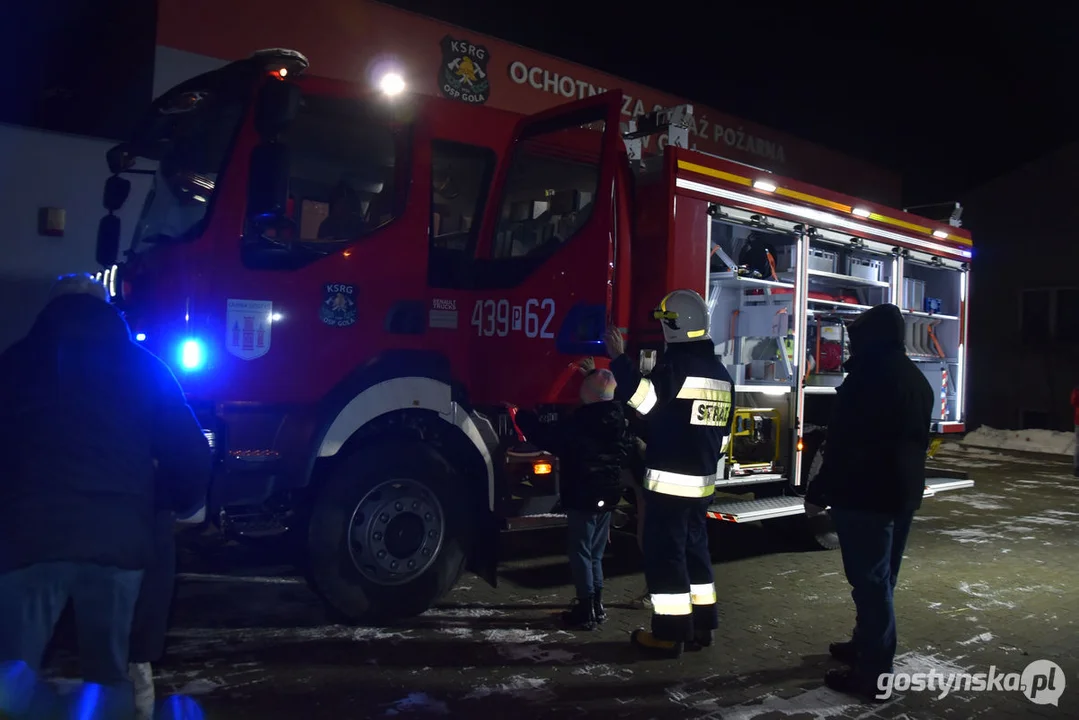 Nowy wóz strażacki dojechał do OSP KSRG Gola (gm. Gostyń)