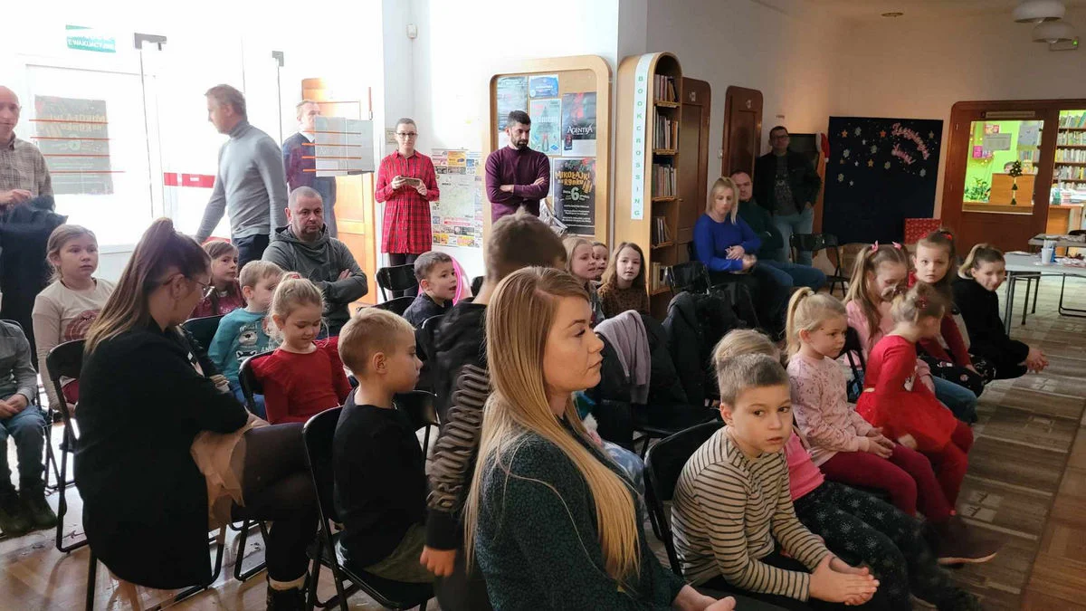 Niedziela w bibliotece w Gostyniu w świątecznym klimacie