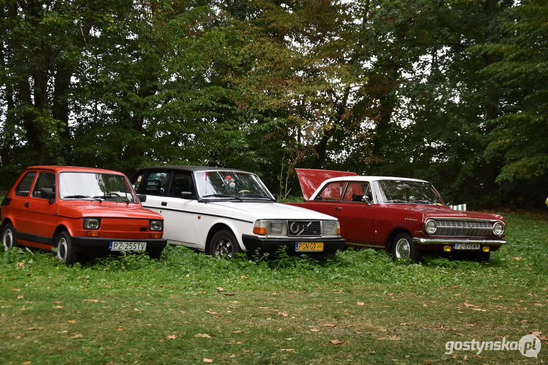 Zlot samochodów retro w Zamku Wielkopolskim w Rokosowie