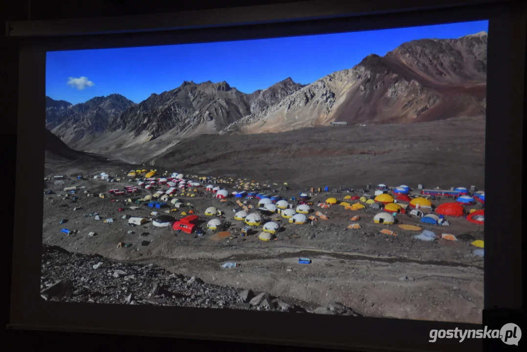 W KROB_KULT w Krobi Klaudia Bogusz relacjonowała wyprawę na Aconcagua