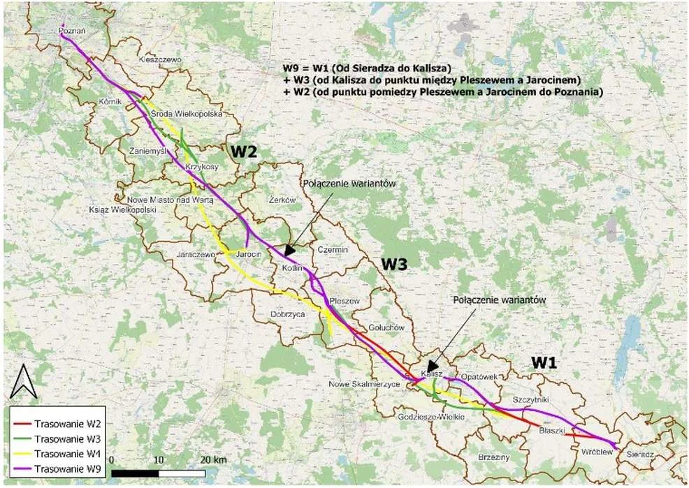 Ostateczny przebieg Kolei Dużych Prędkości przez nasz teren wybrany [ZDJĘCIA, MAPY] - Zdjęcie główne