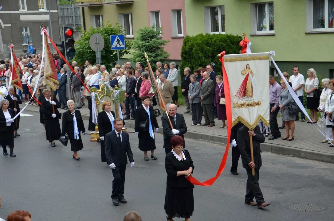 Procesja Bożego Ciała ulicami Krotoszyna w 2016 roku