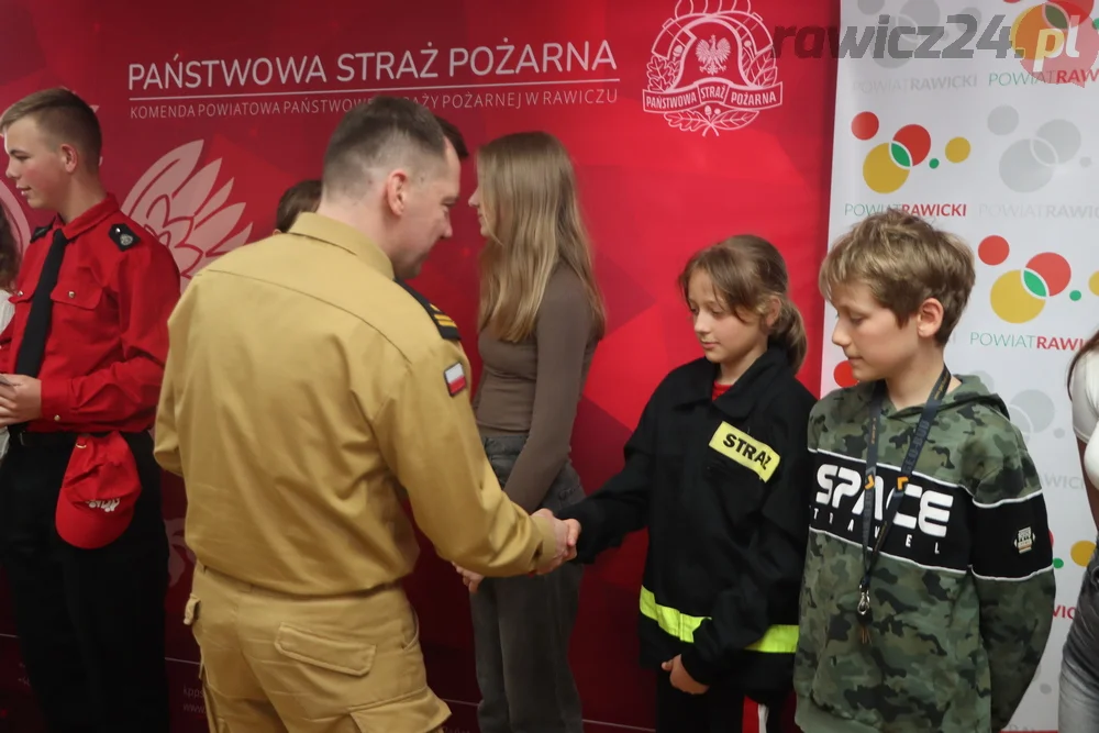 Turniej w Komendzie Powiatowej PSP w Rawiczu