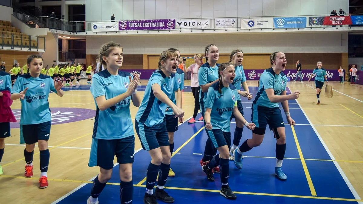 Młodzieżowe Mistrzostwa Polski w futsalu U-15 w Poznaniu. Zwycięstwo Sparty Miejska Górka