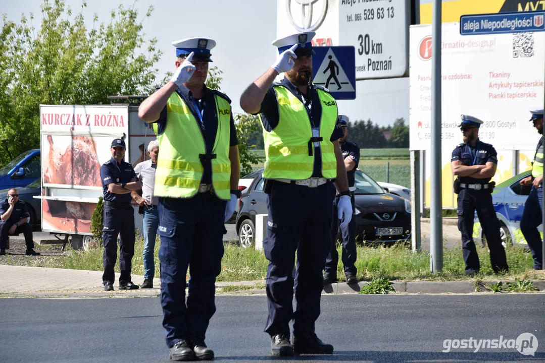 34. Konkurs "Policjant ruchu drogowego 2024” w Gostyniu. Dzień drugi - ręczna regulacja ruchem