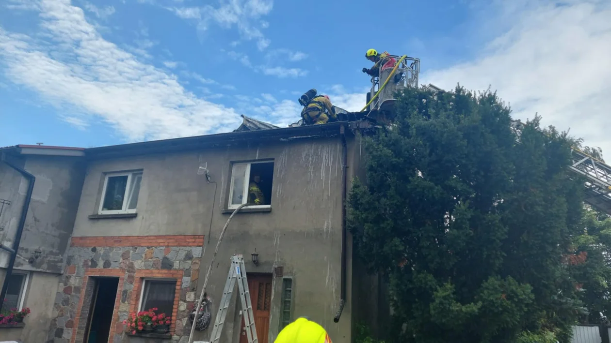 Pożar w Polskich Olędrach