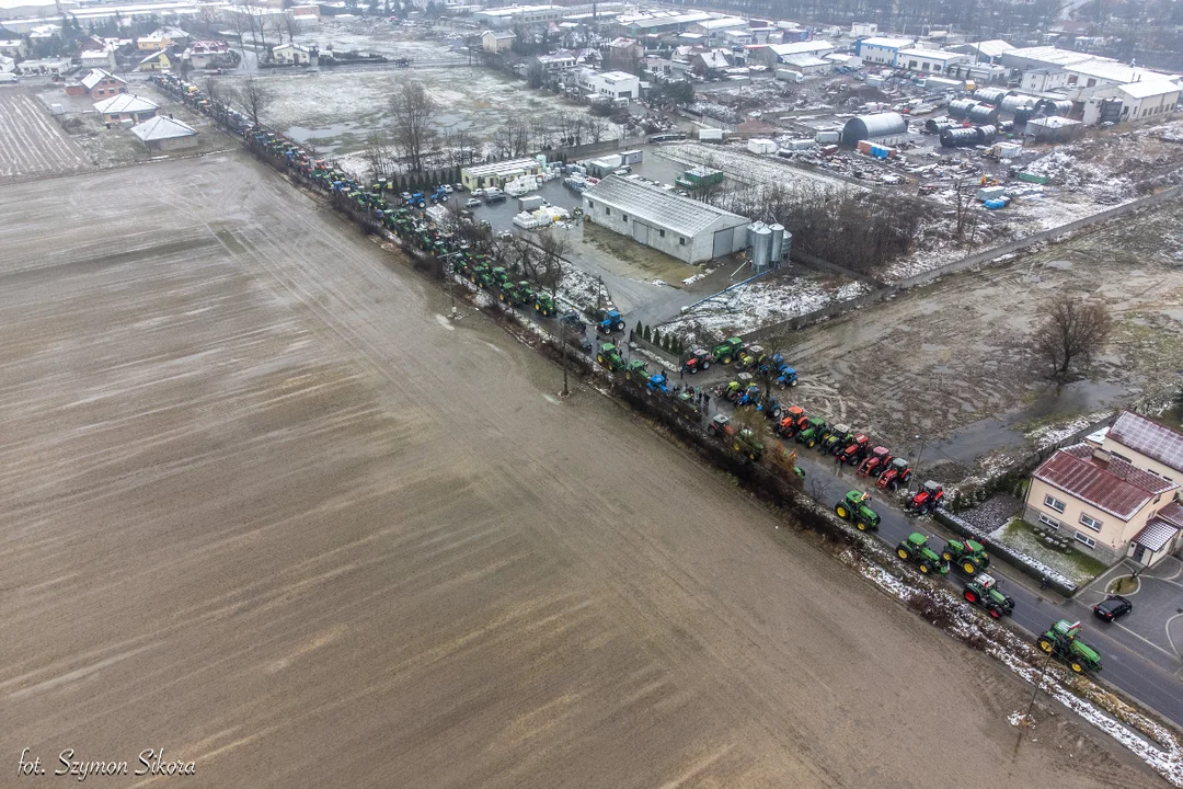 Protest rolników w powiecie krotoszyńskim