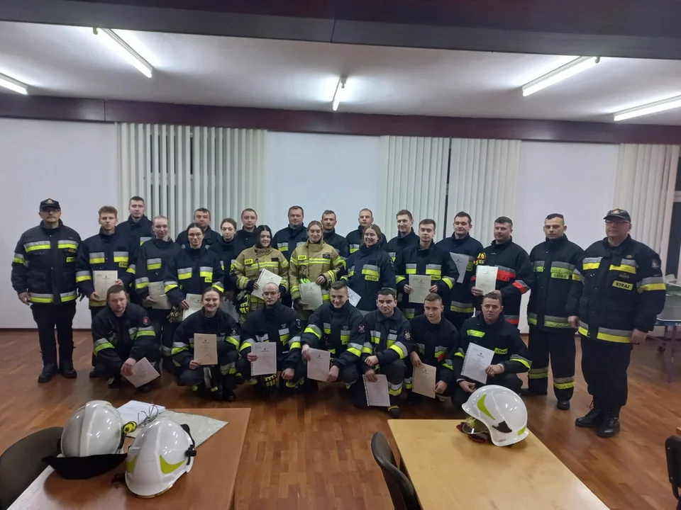 Szkolenie strażaków-ratowników OSP w KP PSP w Gostyniu