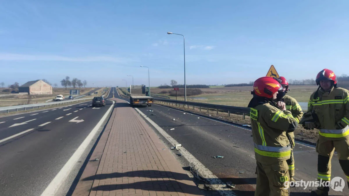 Wypadek na DK 12 Gostyń - Jarocin