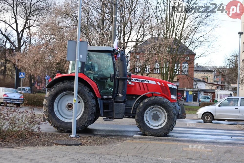 Protest rolników w Rawiczu