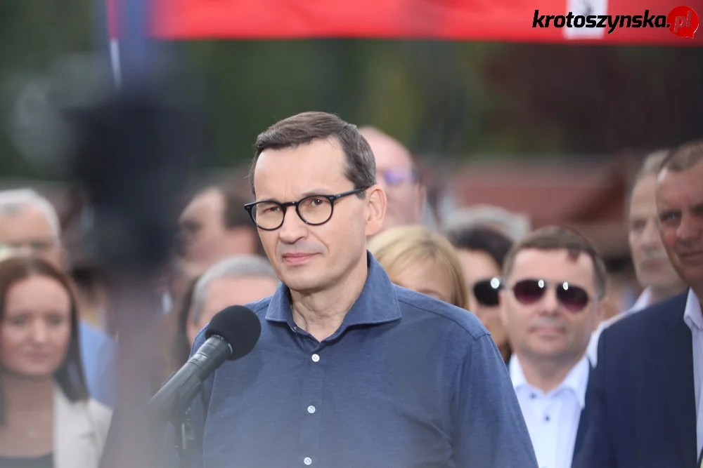 Mateusz Morawiecki w Krotoszynie. Piknik 800+