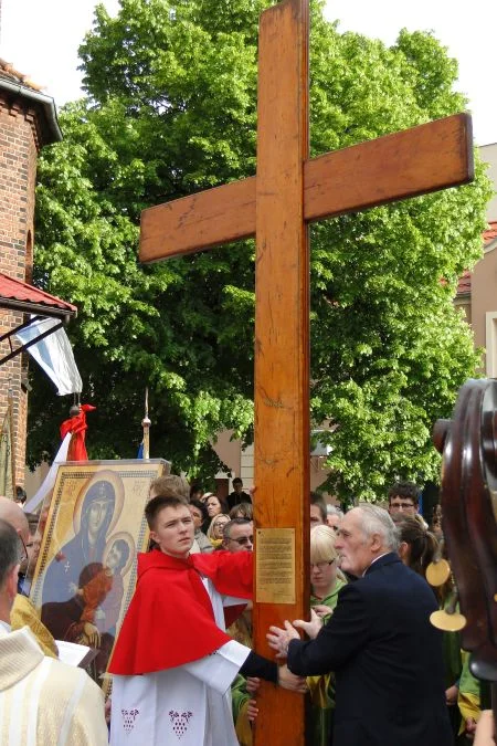 Symbole Światowych Dni Młodzieży w Jarocinie (2014)