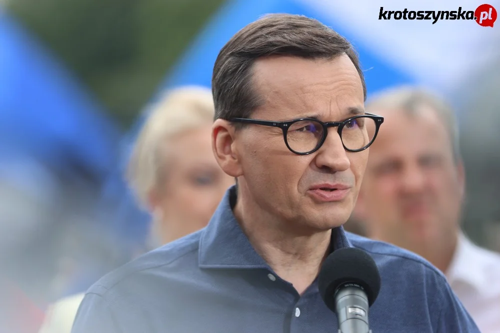 Mateusz Morawiecki w Krotoszynie. Piknik 800+