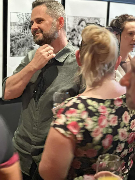 Wernisaż wystawy fotografii Franka Roosendaala "W drodze razem z muzyką rockową"