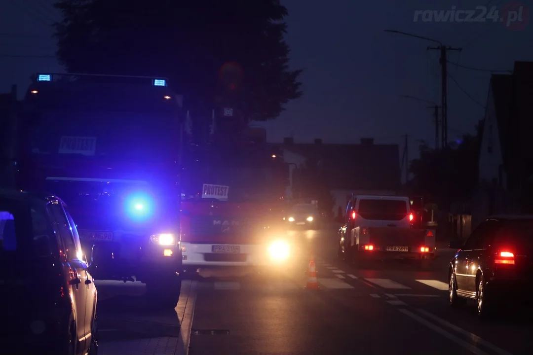 Silne zadymienie w Domu Parafialnym w Słupi Kapitulnej