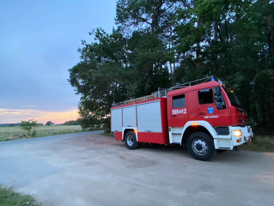 Strażacy z OSP Chocz w akcji