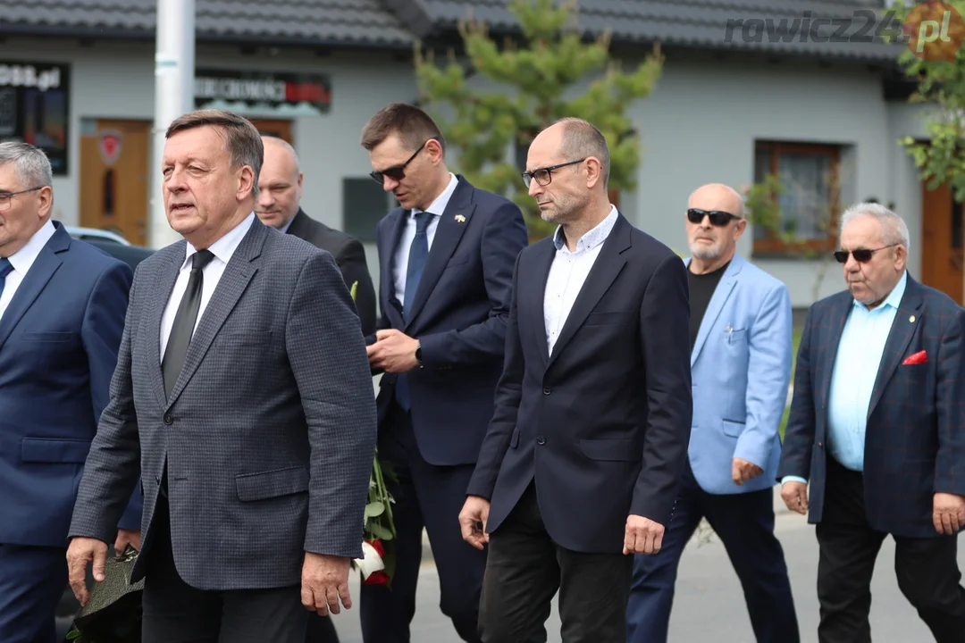 Delegacje na ceremonii pogrzebowej śp. Kazimierza Chudego