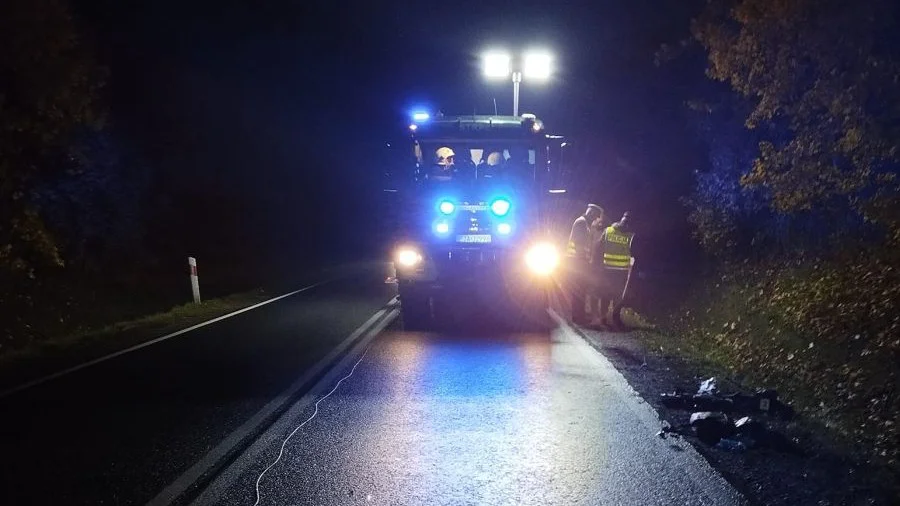Jarocińska policja zatrzymała kierowcę podejrzewanego o śmiertelnie potrącenie rowerzysty w Bachorzewie i ucieczkę z miejsca zdarzenia - Zdjęcie główne