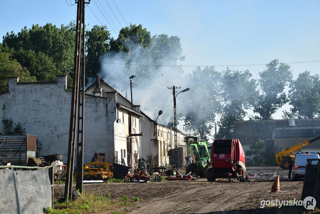 Pożar w gospodarstwie w Podrzeczu