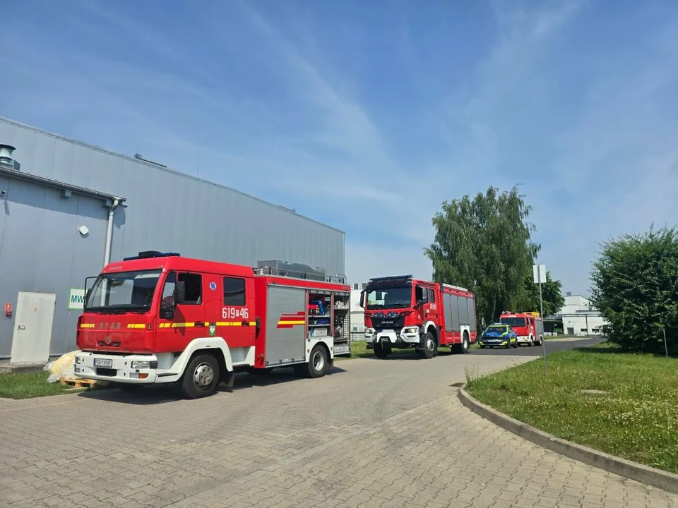 Wypadek na terenie jednej z firm w Klęce