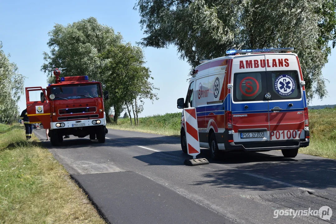 Wypadek drogowy w gminie Piaski (Szelejewo)