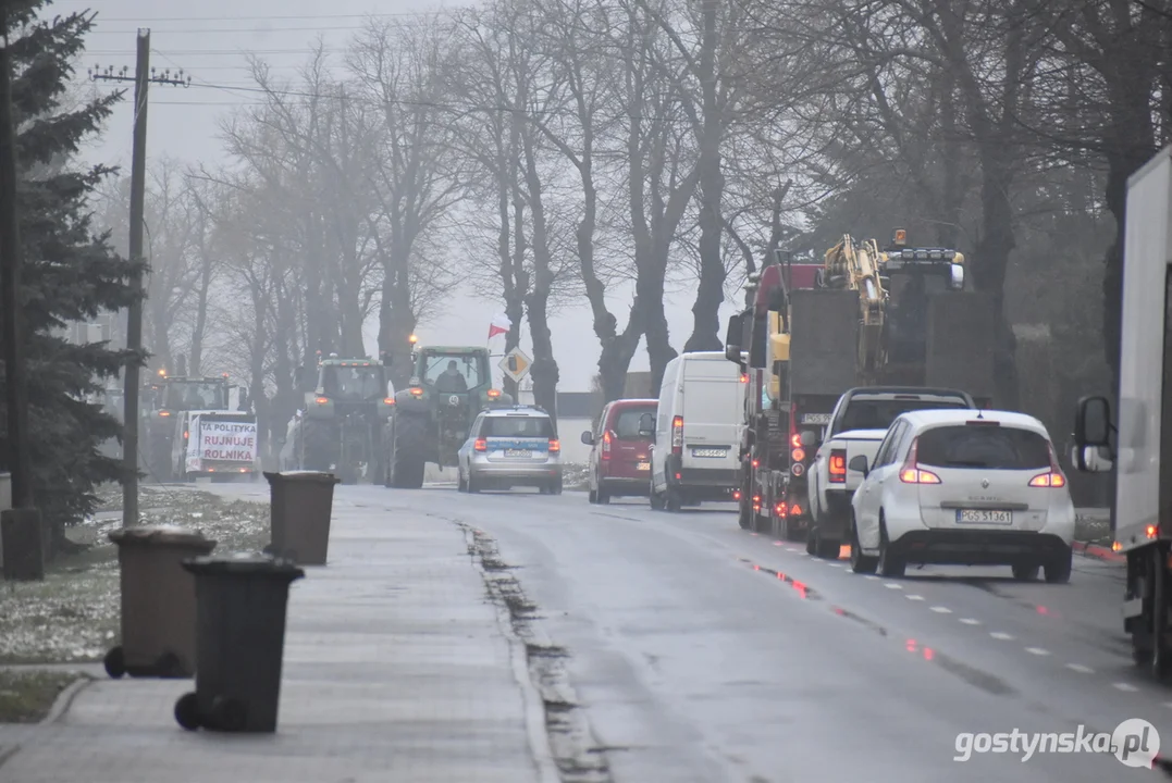 Protesty rolnicze w powiecie gostyńskim 2024