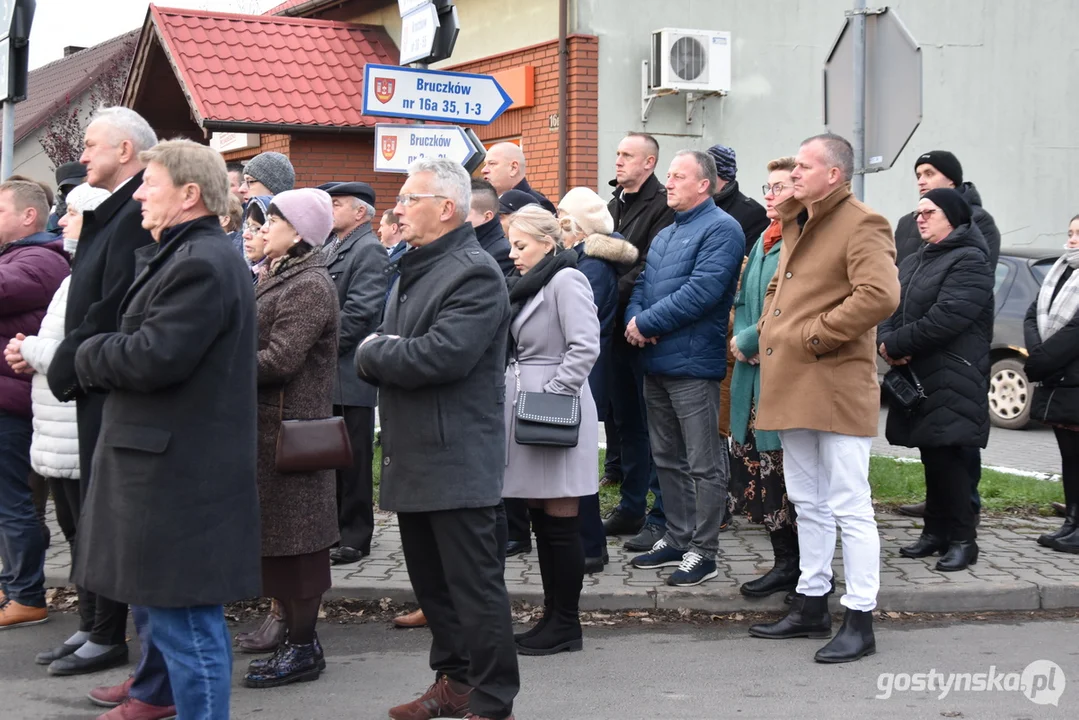 Poświęcenie kapliczki maryjnej w Bruczkowie (gm. Borek Wlkp.)