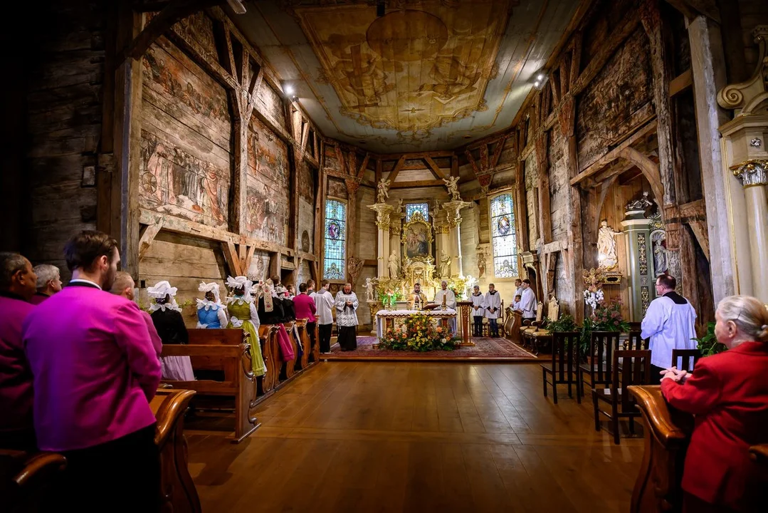 Kościół pw. św. Michała Archanioła w Domachowie najstarszym drewnianym kościołem w Polsce