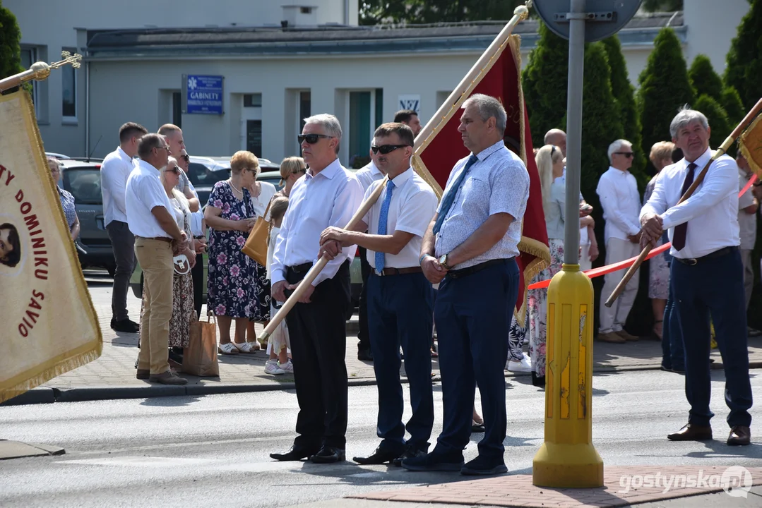 Gostyń - Boże Ciało 2023 - procesja ulicami miasta