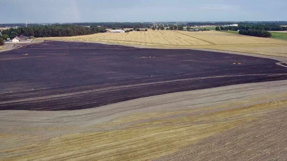 Pożar w Boguszynku w gminie Nowe Miasto